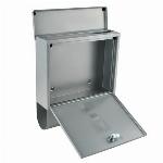 Poštni nabiralnik srebrn + predal za časopis