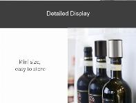 Inox vakuumski zamašek za vino - pokrovček