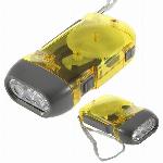 id-1002 Dinamo aku. kinetična ročna svetilka 3 LED