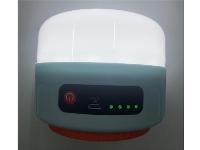 2v1 turistična aku. LED solarna potovalna luč za kampiranje z USB + daljinec