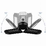 id-1004 Žarnica 108 LED UV za vzgojo rastlin 8W E27
