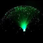 LED RGB dekorativna svetilka - steklena vlakna 21cm