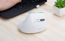 Ergonomska vertikalna brezžična miška RGB 1600DPI