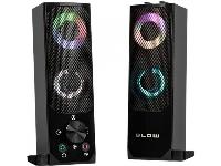 RGB LED 2.0 soundbar računalniški zvočniki