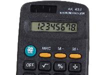 Klasični žepni kalkulator 8 mest - solarni