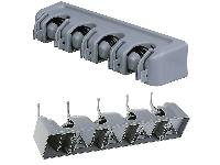 Stenski nosilec ročajev za 4 pripomočke