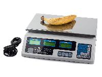 Digitalna inox elektronska tehtnica do 40kg dvostranski LCD bela