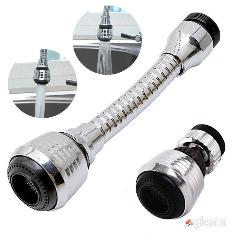 Dvojno funkcijski prezračevalnik - podaljšek za pipo 13cm