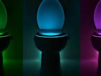 WC LED RGB lučka - senzor gibanja
