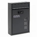 Poštni nabiralnik antracit s kombinacijsko ključavnico