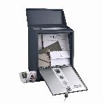 Poštni nabiralnik inox - antracit s predalom za časopis V36