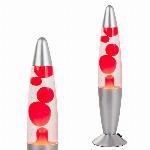 Dekorativna magma lava svetilka rdeča