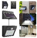 30LED SMD solarna stenska svetilka s PIR sezorjem gibanja dvodelna