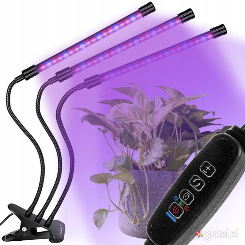 id-1004 60 LED UV svetilka za rast rastlin 30W - 3 načini delovanja