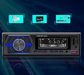 1DIN LCD avtoradio RGB 4x50W MP3 2x USB Bluetooth 12V + daljinec
