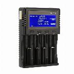 Univerzalni 12-220V LCD polnilnik za 4 polnilne baterije Li-ion IMR LiFePO4