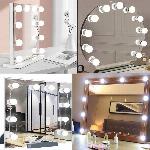 10 LED svetilk za ogledalo USB