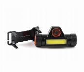 id-1002 Naglavna akumulatorska 1200mAh LED COB svetilka z magnetom