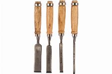 Set 4 lesenih dlet za rezbarjenje 300mm 6-24mm