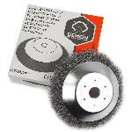 Univerzalni disk mehke krtače za kosilnice in obrezovalnike trave 200x25,4mm