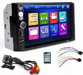 12V 2DIN LCD touch avtoradio 4x45W USB Bluetooth + kamera in daljinec