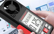Digitalni anemometer merilec vetra in temperature LCD