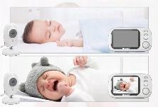 Baby Monitor aku. otroška varuška z video kamero in 3.2″ LCD zaslonom