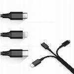 4x USB 3.0 hitri avto polnilec 12-32V z LED 3A + polnilni kabel