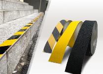 Samolepilni protizdrsni trak 25mm 5m črno-rumen