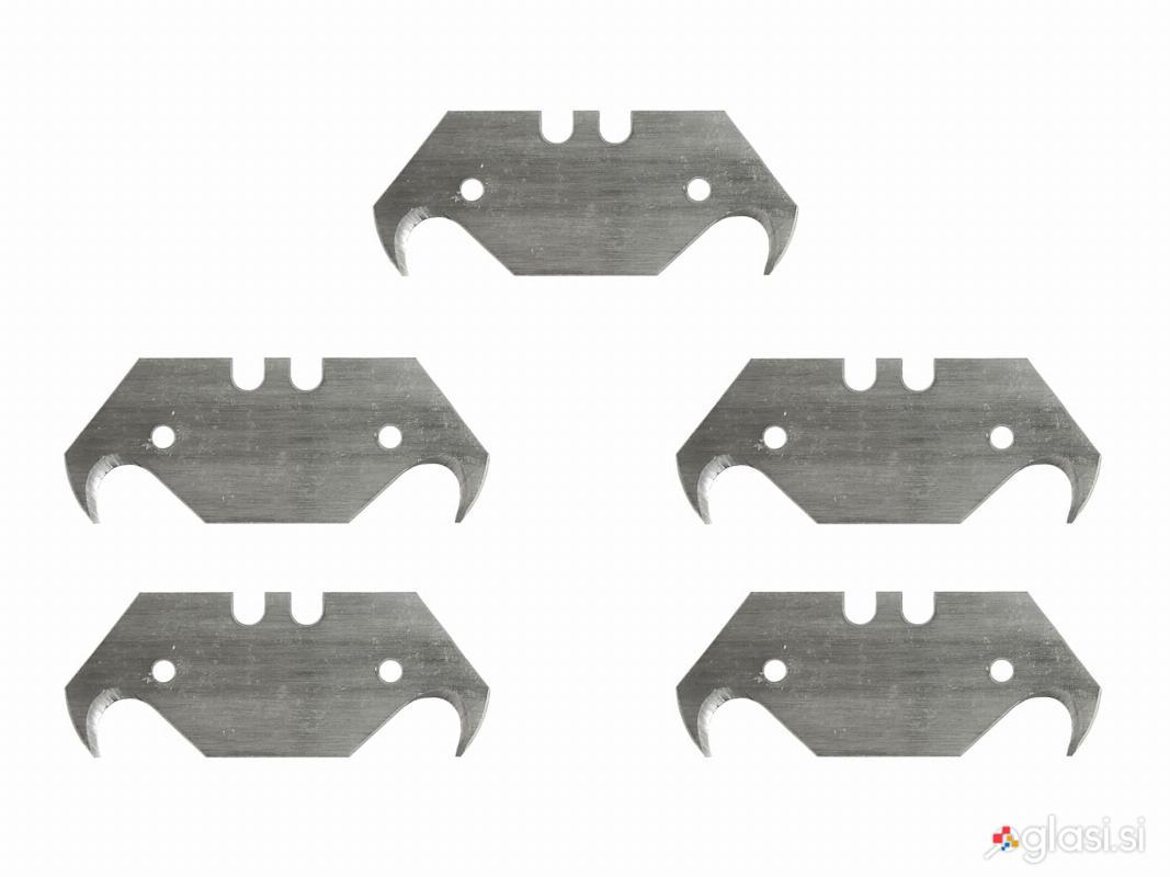 5x nadomestna rezila dvostranski kavelj 0,6x19mm