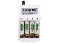 Univerzalni polnilnik za 4 baterije AA in AAA + 4700mAh baterije GRATIS