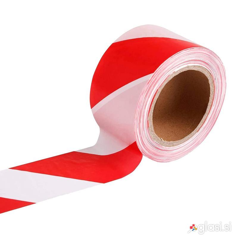 Označevalni varnostni trak 75mmx100m v kolutu