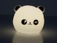 LED RGB akumulatorska mehka otroška lučka touch 1200mAh USB panda