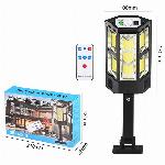 Solarna 59 LED COB cestna svetilka s PIR sezorjem gibanja + upravljalnik