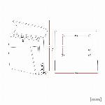 Poštni nabiralnik z režo za časopis full Inox