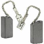 Set dveh karbonskih krtačk za elektromotor  6,3x10x19mm