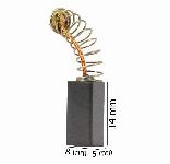 Set dveh karbonskih krtačk za elektromotor 5x12x20mm