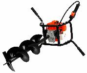 Štiriročni motorni zemeljski vrtalnik 5,2KM + 3 svedri 100-150-200mm