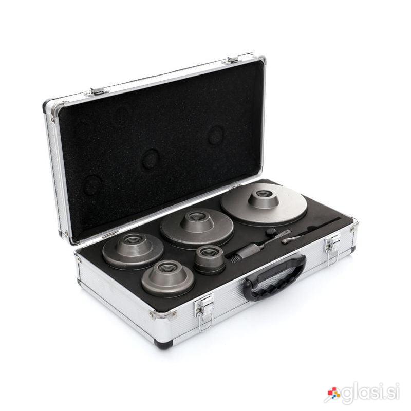 7 delni set diamantnih kronskih žag SDS plus + alu kovček 40-125mm