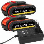 20V LED akumulatorski vijačnik 2x 2ah Li-ion + kovček