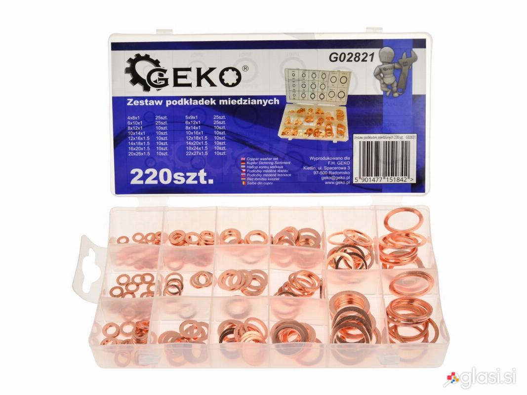 Set bakrenih podložk 220 kos