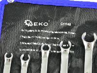 Set 6 ključev polodprtih obročnih ključev za zavore