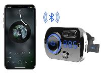 8V1 avto FM oddajnik SD bluetooth 2x USB 12-24V LED RGB