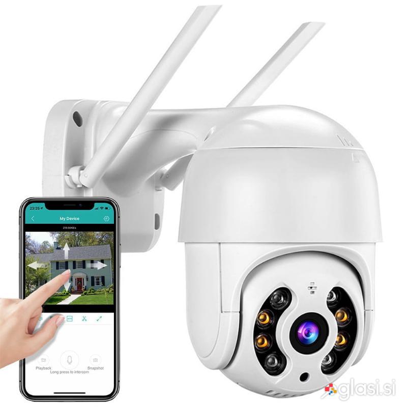 WIFI brezžična vrtljiva 2MP full HD nadzorna kamera
