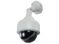 Lažna viseča dome kamera z LED bela
