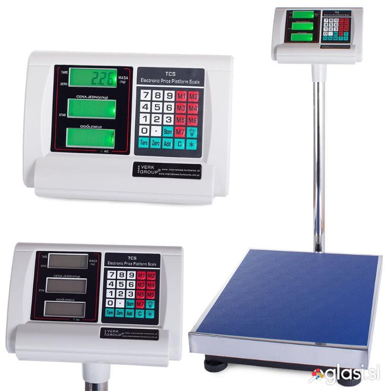 Digitalna elektronska tehtnica 2 do 300kg - osvetljen LCD