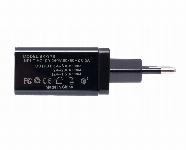 4x USB 3.0 hitri polnilec 220V z LED 3.1A črn