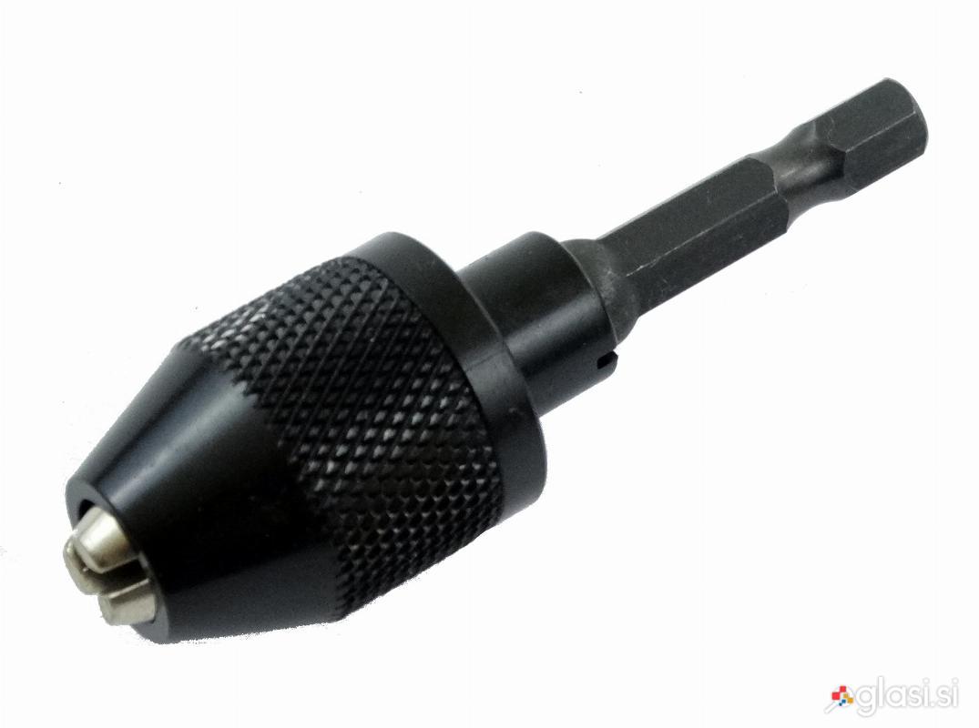 HEX mini 1/4 adapter z avtomatsko vpenjalno glavo 6mm