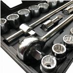 Komplet račne 20 delni set 3/4" - 12 kotne vtičnice 19-50mm