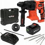 Komplet SDS plus akumulatorski udarni vrtalnik 18V 3Ah + kovček